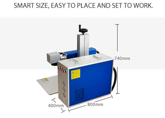機械OGZ-2 2700x2000x2200mm 1064nm小型レーザープリンターによる印刷機械をコードする0.01-1mmレーザー